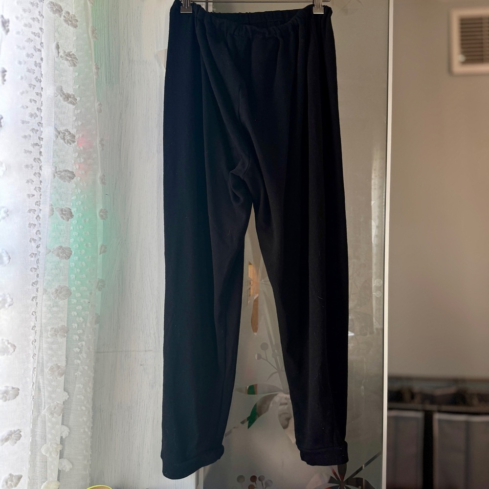 Mary De Angelis vintage black wide leg sweatpants